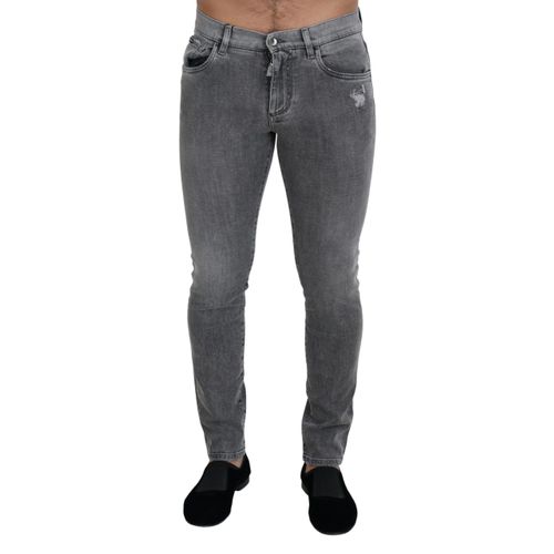 Slim Fit Versleten Jeans