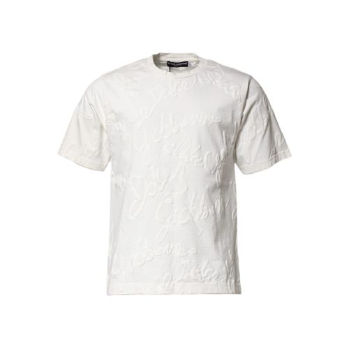 Gegraveerd Logo T-shirt met Korte Mouwen