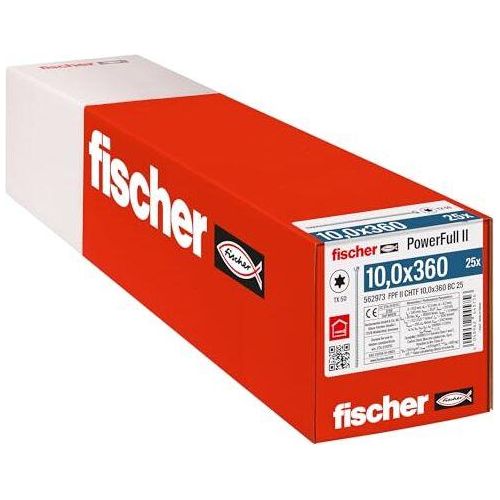 fischer PowerFull II 10,0x360 ZK TX VG blvz 25 25 Stk