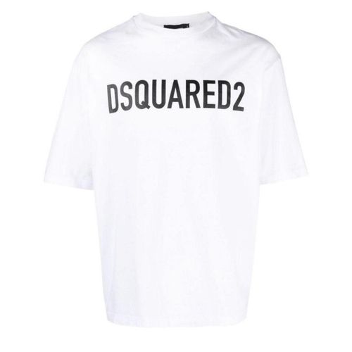 Dsquared2 T-shirt Met Opvallend Logo In Wit