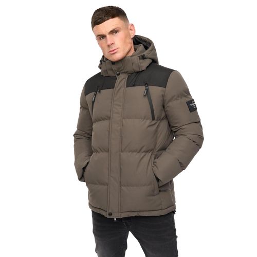 Crosshatch Heren Menray Jas (Olijf)