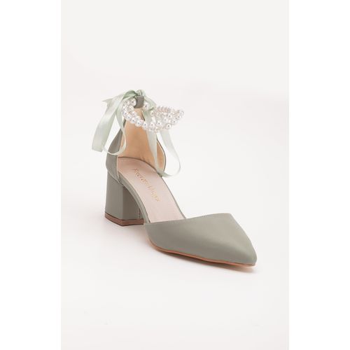 Miranda Lage Blokhakken met Parels