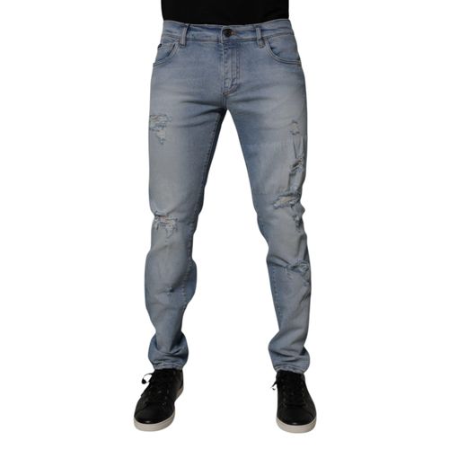 Slim Fit Versleten Jeans