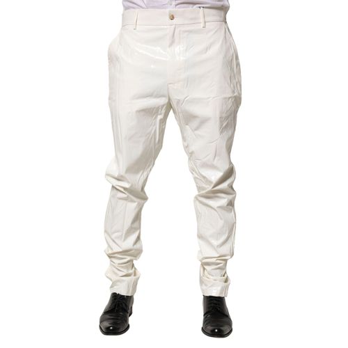 Vinyl Broek Slim Fit