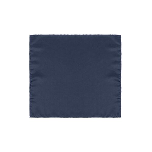Blaues Seidentuch für die Tasche