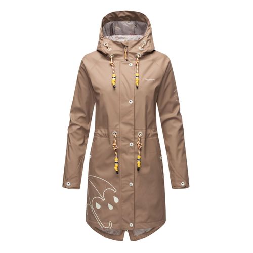 Marikoo dames regenjas – Dancing Umbrella, waterdicht met capuchon