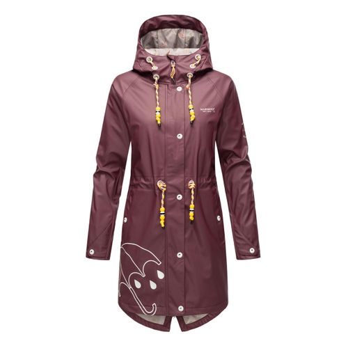 Marikoo dames regenjas – Dancing Umbrella, waterdicht met capuchon