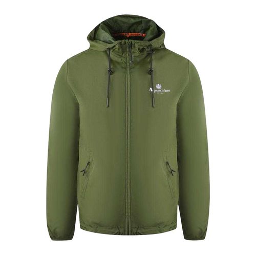 Aquascutum Heren Active London Windstopper Logo Soft Shell Jas (Groen)