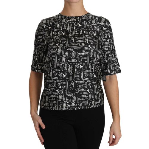 Musikinstrumente Print Top Tsh2894