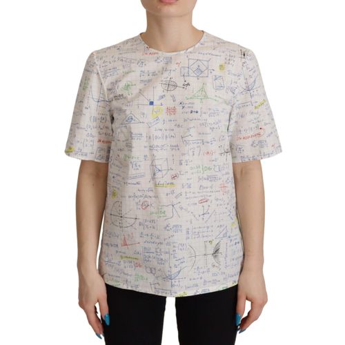 Dolce Gabbana Wiskunde Print T-shirt