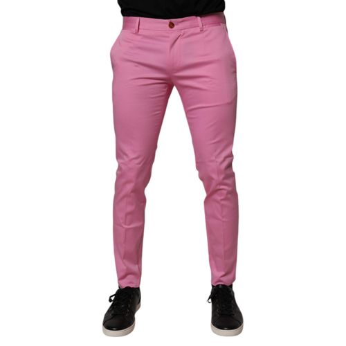 Slanke Pasvorm Roze Broek