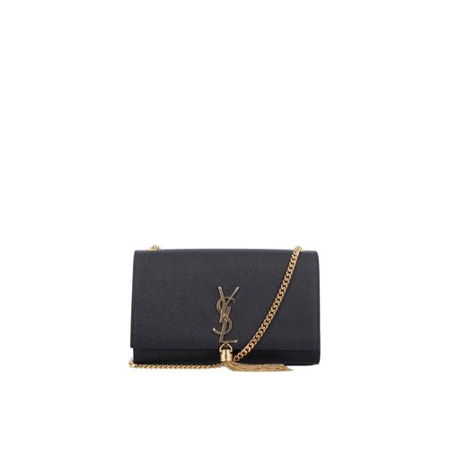 Saint Laurent Kate Kleine schoudertas van generfd leer met kwastjes