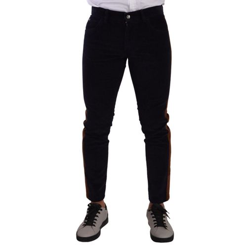 Casual Corduroy Broek met Zijkanten