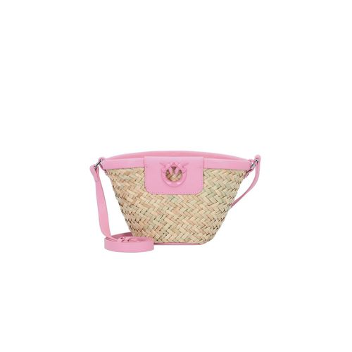 Pinko Tote Bag Natuurlijk/Roze