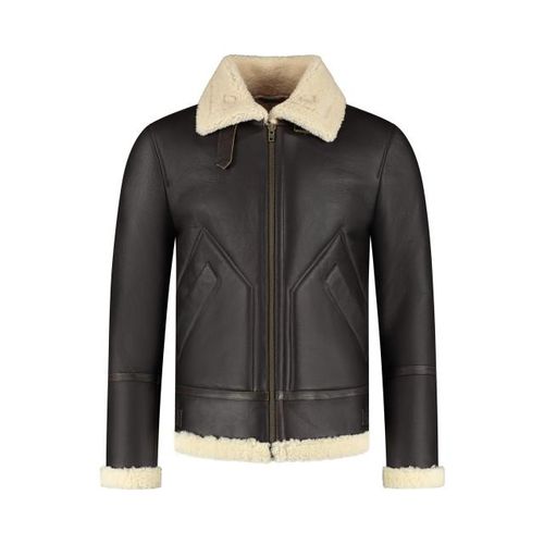 Cycas D'or Hunter shearling chocolate bruin lammy coat chocolade bruin