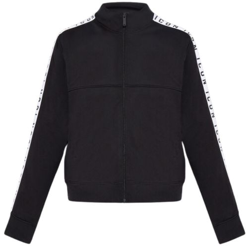 Dsquared2 getapete mouwen Dean Sport Fit zwarte jas