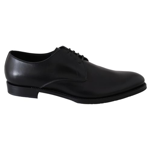 Dolce & Gabbana Zwart Leren SARTORIA Handgemaakte Schoenen