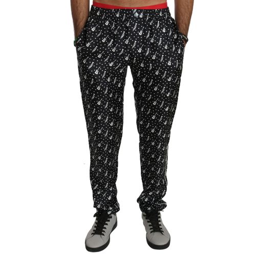 Muziek Print Lounge Broek