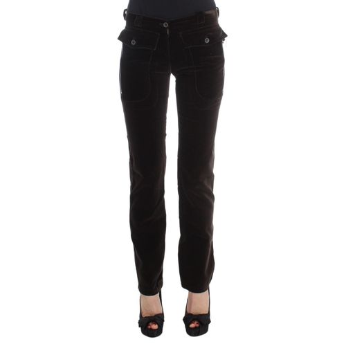 Fluweel broek casual stijl