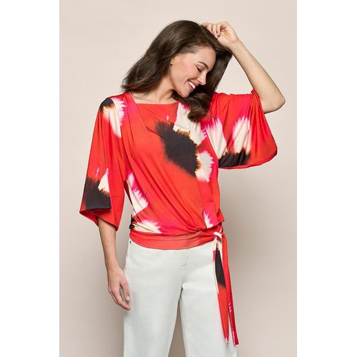 Miley Print Top Rood / Multi