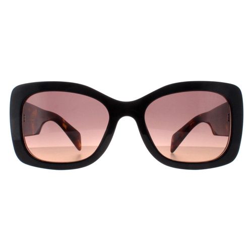 Prada PRA08S 12O50C mahonie bruin gradiÃ«nt zonnebril