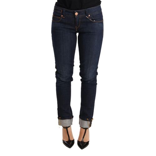 Skinny Jeans met Opgerolde Zoom