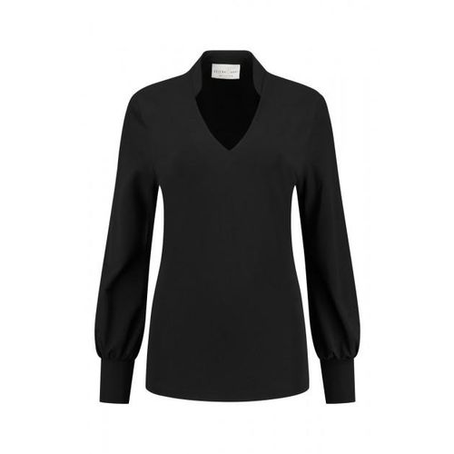 Helena Hart 7369 top goldie tranfer bloue