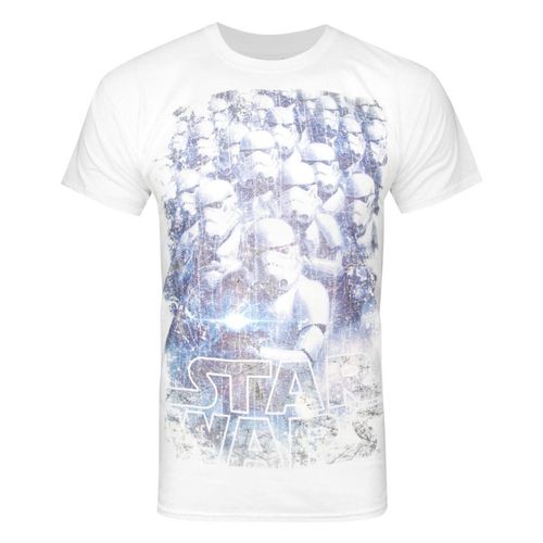 Star Wars - T-shirt vieilli Stormtroopers - Homme (Blanc)