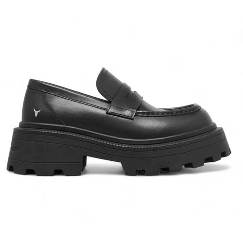 Windsor Smith Zwarte Leren Chunky Loafers - True