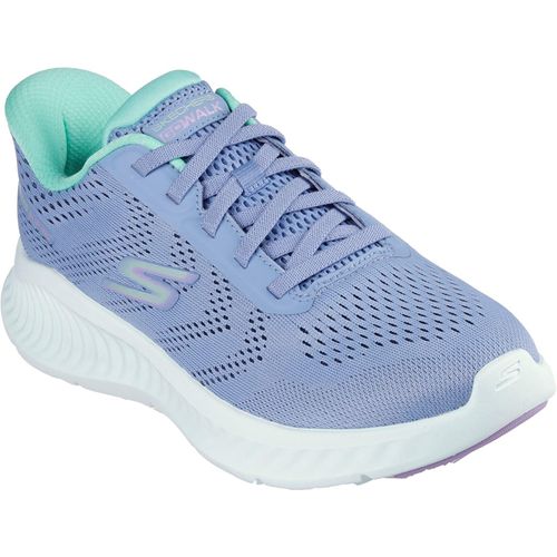 Skechers Go Walk Now Khloe Textiel Damestrainers Blauw/Groen
