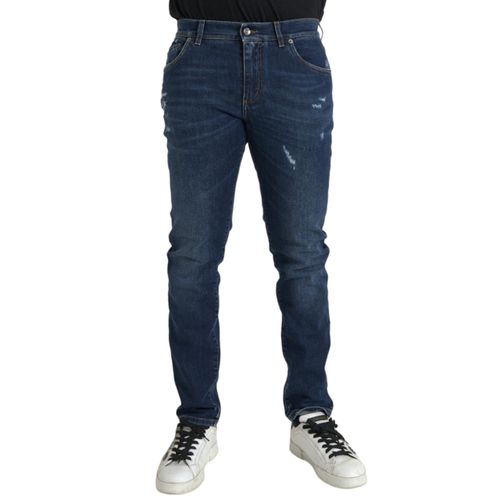 Slim Fit Versleten Jeans