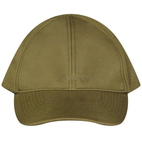 Off-White Monotone Logo Baseball Cap Grun