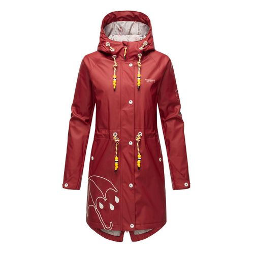 Marikoo dames regenjas – Dancing Umbrella, waterdicht met capuchon
