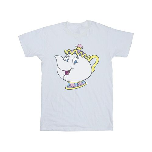 Disney - "Beauty And The Beast Mrs Potts" T-Shirt für Damen (Weiß)