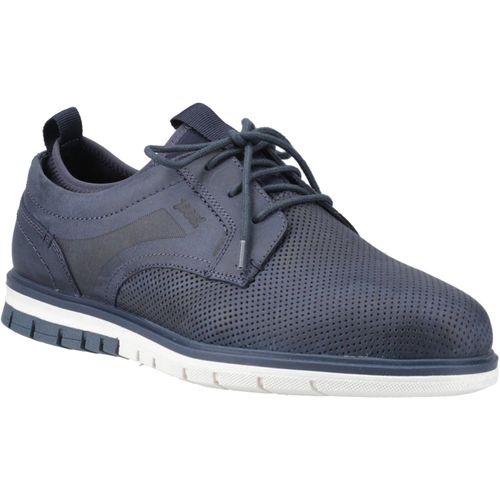 Pod Murphy Leer Heren Navy Veterschoenen