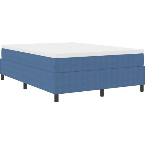 Plattformbettgestell Blau 160 x 200 cm Cordstoff