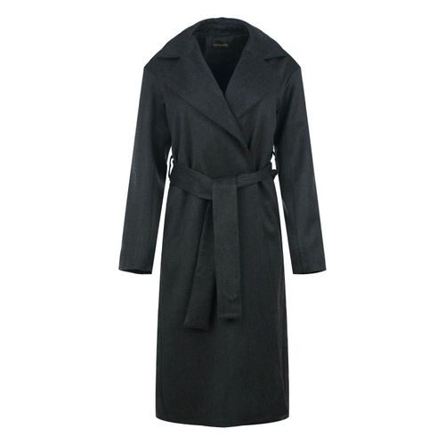 Anspruchsvoller Trenchcoat aus Onyx-Wollmischung