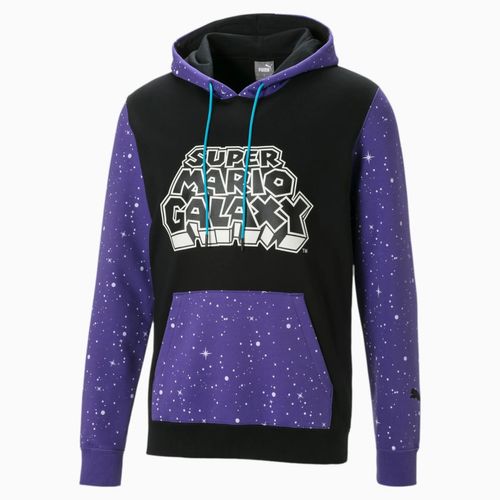 Puma Super Mario Nintendo Zwart Paars Hoodie 589098 02