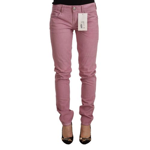 Rosa Jeans Lässiger Stil