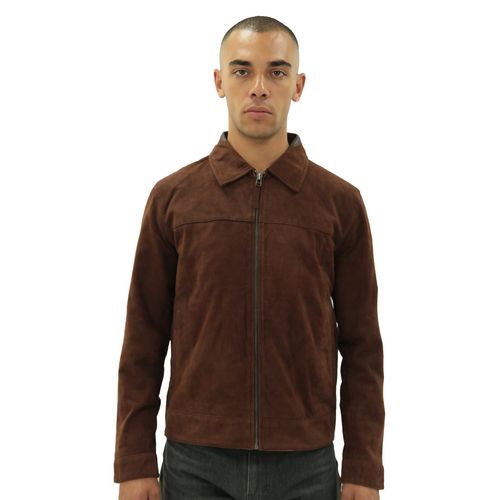 Harington-Jacke für Herren im Retro-Stil aus Ziegenveloursleder – Zürich
