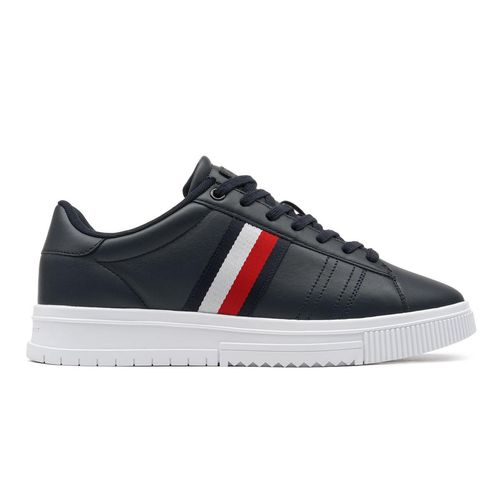 Supercup Leather von Tommy Hilfiger in der farbe Blau und in größe 45.