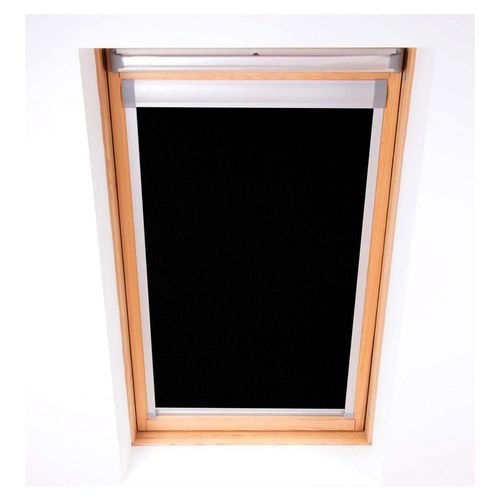 Bloc Skylight Rollo 6 (78/118) für Fakro-Dachfenster, schwarz, B15 x H130 cm