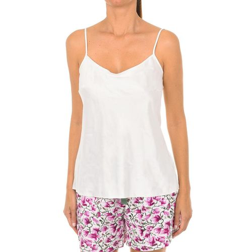 Liebenswertes L07WV Damen-T-Shirt aus Satin mit schmalem Träger