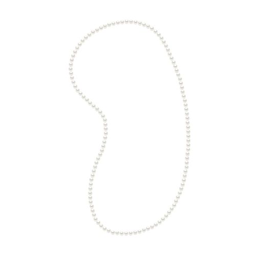 OPERA parelsnoer zoetwater parels 6-7mm witte ronde Lengte 80 cm