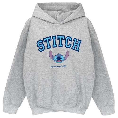 Disney Mädchen Lilo & Stitch Kollegialer Hoodie (Sport Grau)