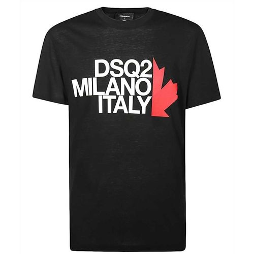 Dsquared2 DSQ2 Milano Italië zwart T-shirt