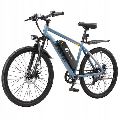 SINOHON EM200D MTB E-bikes Elektrofahrrad 250W Motor 36V 10.4Ah Akku 25km/h 7-Gang Shimano – 60km Reichweite im Assistmodus