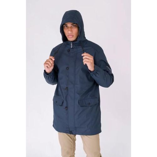 Batela Drimmelen navy lange heren winter regenjas -