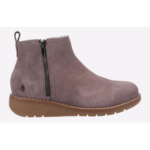 Hush Puppies Libby Suede Dames Laarzen In Muisbruin