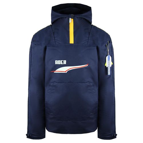 PUMA X -Aderfehler Langhülle mit Kapuze -Marine -Herren Windbrecher 595535 06